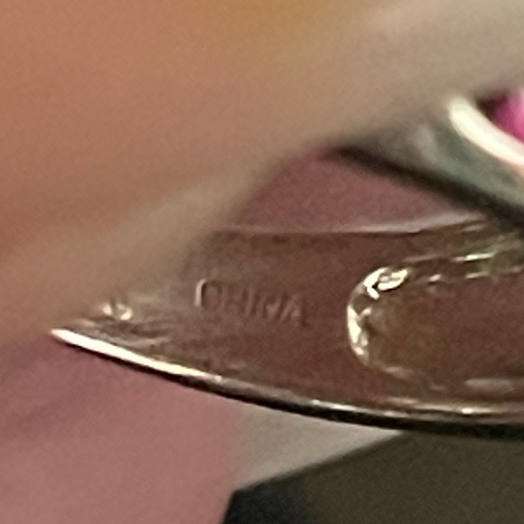 Michelle Albala 925 Silver and Amethyst Statement Ring - Picture 7 of 8